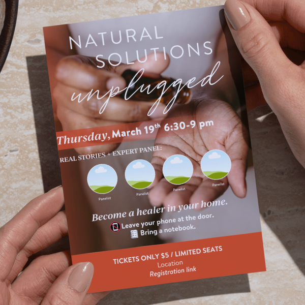 Event Information Flyer with Panelists - Digital or Printable